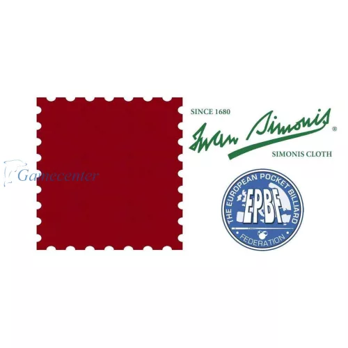 Simonis 760 čoja za bilijar 165cm Burgundy
