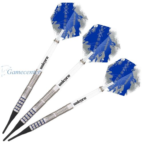 Pikado set strelica Unicorn soft SILVERSTAR Gary Anderson 19g, 80% wolfram