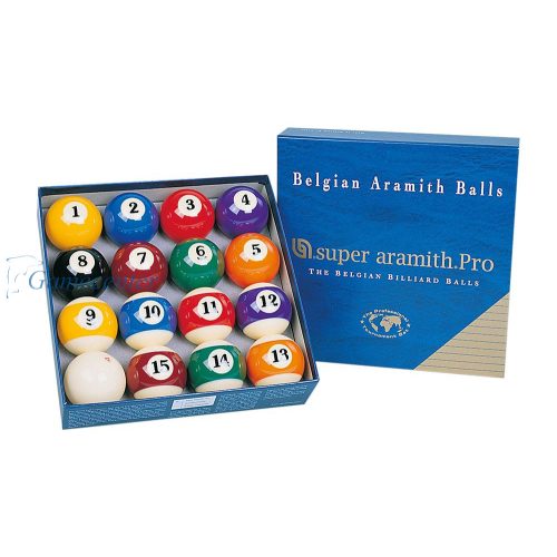 Bilijar set kugle Super Aramith Pool 2,1/4