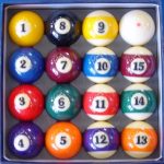 Bilijar set kugle Super Aramith Pool 2,1/4