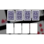 Bicycle karte Blank Face Back, plave