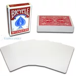 Bicycle karte Blank Face Back, crvene
