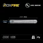 Pikado set strelica steel Winmau Foxfire 80% 21g