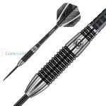 Set strelica steel Winmau Blackout 24g, 90% wolfram