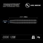 Pikado set strelica steel Winmau APOCALYPSE 19g