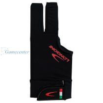   Bilijarske rukavice LONGONI BLACK FIRE 2.0 DKS, veličina: L, za desnu ruku