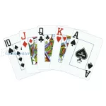 Karte za poker 100% plastične COPAG 1546,Jumbo index,ljubičasto-sive dupli špil