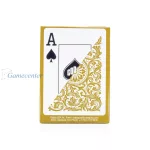 Karte Copag Elite Poker Jumbo index, 100% plastika, zlatne