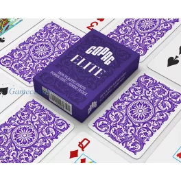 Karte Copag Elite Poker Jumbo index, 100% plastika, ljubičaste