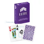 Karte Copag Elite Poker Jumbo index, 100% plastika, ljubičaste