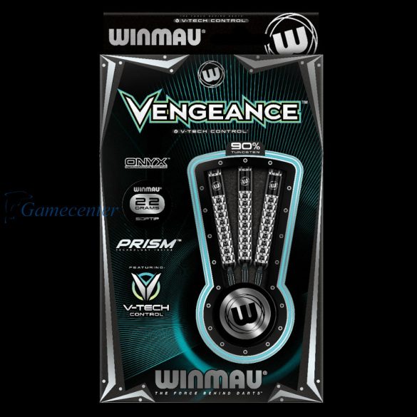 Pikado set Winmau steel Vengeance 22g, 90% wolfram