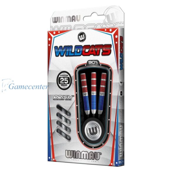 Set strelica Winmau steel Wildcats 25g, 90% wolfram