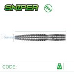 Set strelica steel Winmau Sniper 22g, 90% wolfram