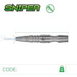 Set strelica steel Winmau Sniper 23g, 90% wolfram