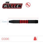 Set strelica steel Winmau Joe Cullen Pro-Series 25g, 85% wolfram