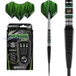 Set strelica steel Winmau Sniper Black Edition 23g, 90% wolfram