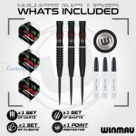 Set strelica steel Winmau Peter Wachiuri 22g, 90% wolfram