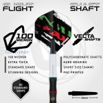 Set strelica steel Winmau Peter Wachiuri 22g, 90% wolfram
