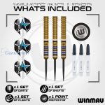 Set strelica steel Winmau Ryan Branley 23g, 90% wolfram