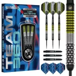 Set strelica steel Winmau Team 360 Cori Wiltshire 24g, 90% wolfram