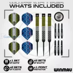 Set strelica steel Winmau Team 360 Cori Wiltshire 24g, 90% wolfram