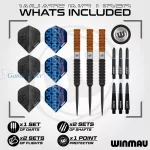 Set strelica steel Winmau Team 360 Ben Townley 23g, 90% wolfram