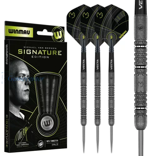 Set strelica steel Winmau MvG Signature Edition 22g, 90% wolfram
