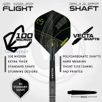 Set strelica steel Winmau MvG Signature Edition 24g, 90% wolfram