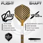 Set strelica steel Winmau Daryl Gurney Signature Edition 23g, 95% wolfram