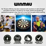 Set strelica steel Winmau Daryl Gurney Signature Edition 23g, 95% wolfram