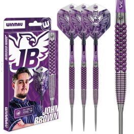 Set strelica steel Winmau John Brown 22g 90% wolfram