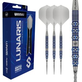 Set strelica steel Winmau Lunaris Tapered 22g SP 90% wolfram
