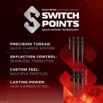 Set strelica steel Winmau Fornax Parallel 24g SP 90% wolfram