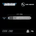 Winmau set strelica Barbarian 24g Inox steel