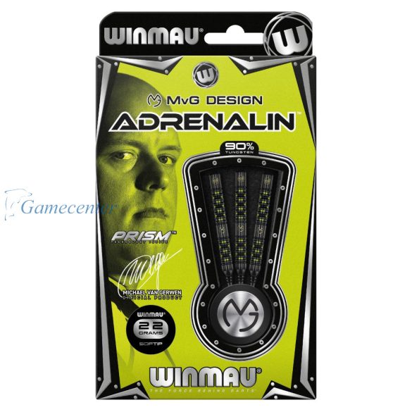 Winmau set strelica soft MvG Adrenalin 22g, 90% wolfram