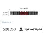 Pikado set Winmau soft Joe Cullen 20g, 90% wolfram