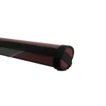 Tvrda torba Dybior 1+1, crveno-siva