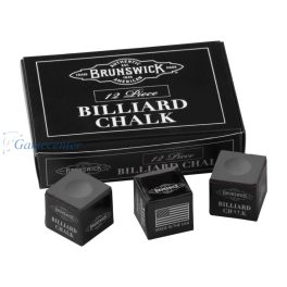 Bilijar kreda Brunswick Charcoal, 1kom, siva