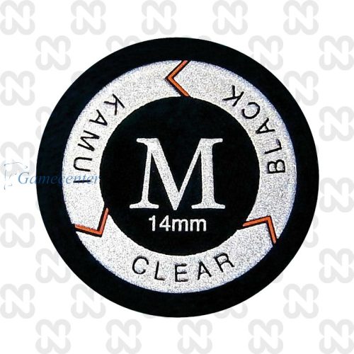 Bilijar kapica KAMUI clear black medium,14mm