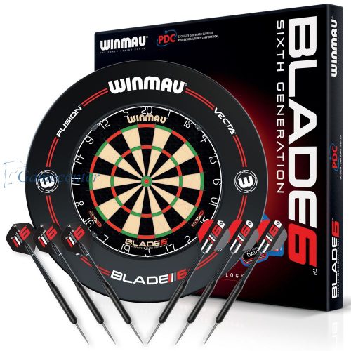 Kompletni pikado set Winmau, tabla  Blade 6, okvir, 2 seta strelica,linija i checkout karta
