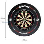 Kompletni pikado set Winmau, tabla  Blade 6, okvir, 2 seta strelica,linija i checkout karta