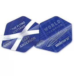 Pera za strelice Unicorn Ultrafly 75 W/C Gary Anderson AR1, plava
