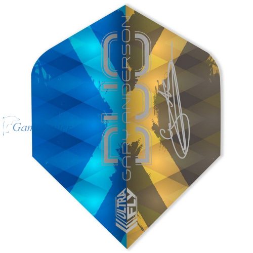 Pera za strelice Unicorn Ultrafly.100 standard Gary Anderson Two-Tone, 100 mikrona