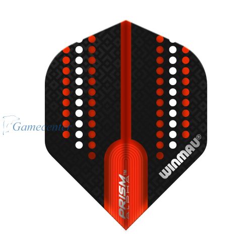 Pikado pera Winmau PRISM ALPHA crno/crvena