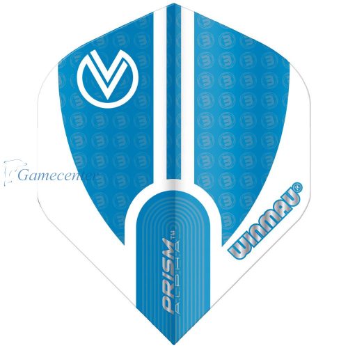 Pikado pera Winmau PRISM ALPHA Vincent Van Der Voort plavo bela