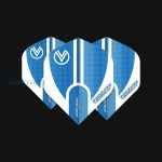 Pikado pera Winmau PRISM ALPHA Vincent Van Der Voort plavo bela