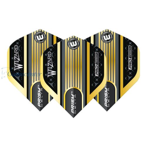 Pera za strelice Winmau Prism Delta Simon Whitlock Wizard, zlatna