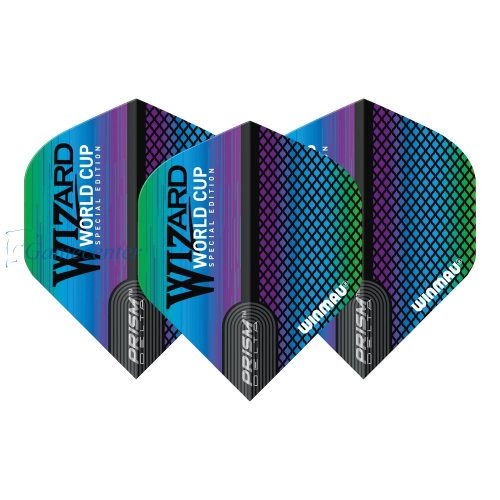Pera za strelice Winmau Prism Delta Simon Whitlock Wizard, boja duge
