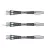 Tela za strelice Winmau Triad Aluminium, crna short