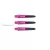 Winmau short pikado tela Vecta crno-roze, 35mm